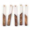 Opaque Resin & Walnut Wood Pendants LS-RESI-TAC0021-43A-1