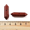 Natural Red Jasper Double Terminal Pointed Beads G-A231-01B-3