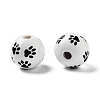 Dog Theme Wood Beads WOOD-M011-05A-01-2