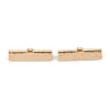304 Stainless Steel Ribbon Crimp Ends STAS-P249-29A-G-1
