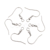 Tarnish Resistant Earrings Findings Original Color 304 Stainless Steel Earring Hooks X-STAS-H011-1