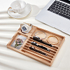 Silicone Watch Display Stands and Bamboo Watch Strap Organizer Tray ODIS-OC0001-85-4