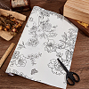 PVC Waterproof Wall Stickers STIC-WH0004-50A-5