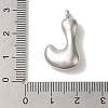 Non-Tarnish 304 Stainless Steel Pendants STAS-M017-08P-12-3