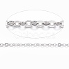 Tarnish Resistant 304 Stainless Steel Cable Chains CHS-E004-01P-1