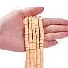Handmade Polymer Clay Bead Strands CLAY-ZX006-01-136-6