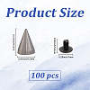 100Pcs Alloy Rivets FIND-GF0008-54B-2