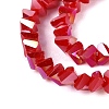 Electroplate Opaque Glass Beads Strands EGLA-Q139-01A-C10-3