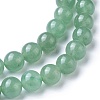 Natural Green Aventurine Beads Strands X-GSR024-3