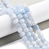 Natural Quartz Imitation Aquamarine Beads Strands G-C179-B04-01-2