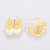 Transparent Acrylic Beads X-MACR-S374-01A-01-2