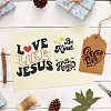 Self-Adhesive Silk Screen Printing Stencil DIY-WH0338-351-7