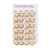 PVD Vacuum Plating 304 Stainless Steel Huggie Hoop Earrings for Women EJEW-F280-07J-G-4