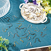 60Pcs 6 Colors Brass French Earring Hooks KK-TADJ0001-10-4