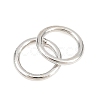 Brass Closed Jump Rings KK-D257-01P-02-2