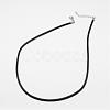 Round Leather Cord Necklaces Making MAK-I005-3mm-1