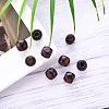 Coconut Brown Barrel Natural Wood Beads X-WOOD-S030-08-LF-6