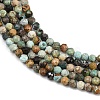 Natural HuBei Turquoise Beads Strands G-L628-B02-3mm-02-4