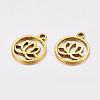 Tibetan Style Filigree Alloy Pendants X-TIBEP-5354-AG-LF-2