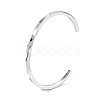 Non-Tarnish 304 Stainless Steel Cuff Bangles BJEW-K222-02P-7