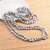 Natural Pearl Nuggets Beaded Necklace NJEW-P126-B-01D-01-3