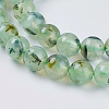 Natural Prehnite Beads Strands G-G457-8mm-03-3