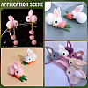 28Pcs 7 Colors Wool Felt Ball AJEW-SC0031-37A-5