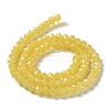 Baking Paint Imitation Jade Glass Bead Strands DGLA-A034-J6MM-A24-4