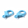 Spray Painted Eco-Friendly Alloy Lobster Claw Clasps X-PALLOY-T080-06E-NR-4
