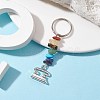 Tibetan Style Zinc Alloy Keychains KEYC-JKC00728-04-2