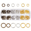 PandaHall Elite 285Pcs 12 Styles Brass Jump Rings KK-PH0009-07-1