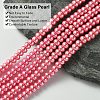 Eco-Friendly Spray Painted Glass Rondelle Bead Strands DGLA-L003-3x5mm-26-3