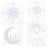 5 Sheets 5 Styles PVC Waterproof Stickers DIY-GF0006-27-2