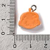 Halloween Theme Opaque Resin Pendants RESI-D075-02F-3