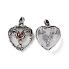 Natural Quartz Crystal Pendants G-A207-01AS-01-2
