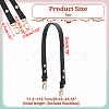 Adjustable PU Imitation Leather Bag Straps PURS-WH0005-50KCG-2