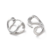 Rack Plating Brass Hoop Earrings EJEW-S241-24P-2