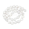 Electroplate Shell Pearl Beads Strands BSHE-Z009-07-01-3