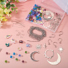 DIY Star Moon Suncatcher Making Kits DIY-TA0013-80-6