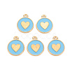 Alloy Enamel Pendants ENAM-S121-181-4