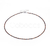Natural Tiger Eye Beaded Necklaces NJEW-JN02492-10-1