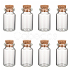 Glass Jar Glass Bottles AJEW-H004-7-1-1