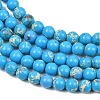 Natural Imperial Jasper Bead Strands G-P260-01-6mm-5