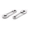 Non-Tarnish 304 Stainless Steel Safety Pin Pendant Charms X-STAS-M291-12P-3
