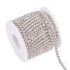 Brass Rhinestone Strass Chains CHC-T001-SS16-01S-1
