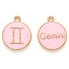 Alloy Enamel Pendants X-ENAM-S124-01A-09I-1
