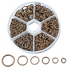1 Box Iron Open Jump Rings Set IFIN-YW0001-44R-1