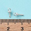 925 Sterling Silver Cup Pearl Peg Bails Pin Pendants STER-F053-01S-4