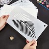 16Pcs 16 Styles PET Plastic Drawing Painting Stencils Templates DIY-WH0401-45-3