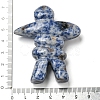 Natural & Synthetic Gemstone Carved Healing Human Shape Figurines DJEW-D012-03G-4